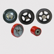 Колеса без кронштейнов: промышленные, большегрузные, протекторные, для гидравлических тележек (рокл)